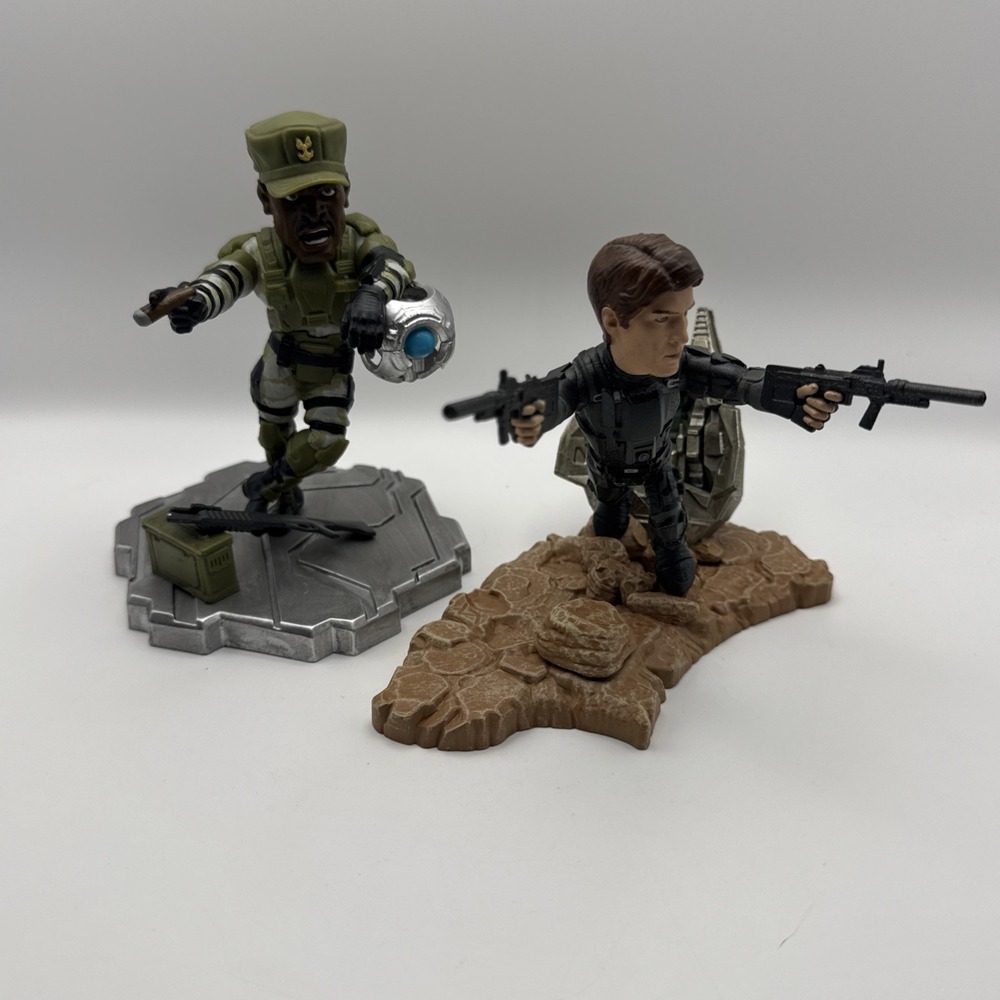 Halo Icons Loot Crate Figures Lot – Sgt. Johnson & 343 Guilty Spark + ODST Buck